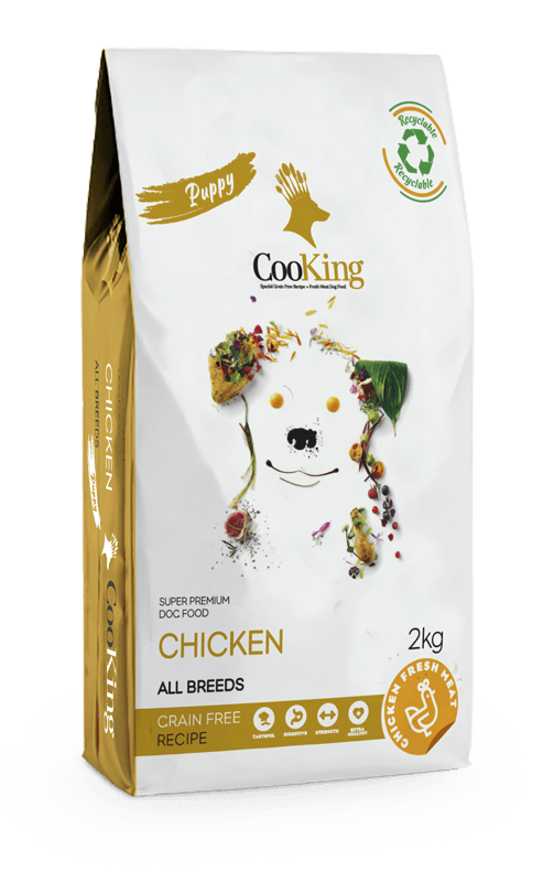 COOKING DRY DOG FOOD CHICKEN PUPPY ALL BREEDS GRAIN FREE RECIPE